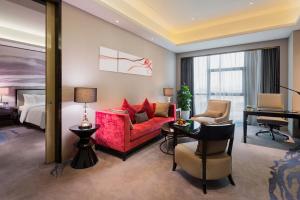 Predel za sedenje v nastanitvi Wanda Realm Wuhan