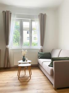 Posezení v ubytování H2 – Gemütlichkeit in Bad Sauerbrunn! + 11 fotografií