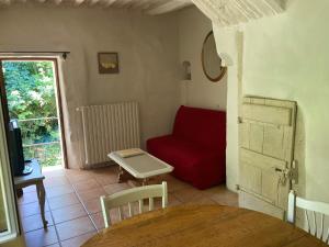Et opholdsområde på gîte à Rustrel