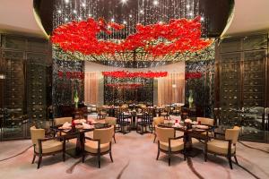 Predel za sedenje v nastanitvi Wanda Realm Wuhan
