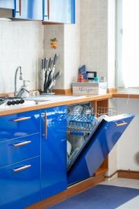 A kitchen or kitchenette at Lake Como Victoria Apartment