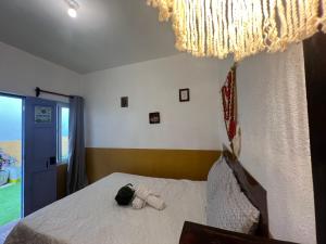 Un ou plusieurs lits dans un hébergement de l'établissement Casa del viajero Antigua