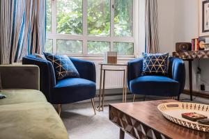 Seating area sa Pass the Keys Modern Apartment in the heart of Battersea Park