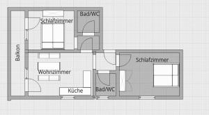 Planimetria di Landgasthof Peterbauer