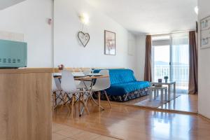 Χώρος καθιστικού στο Apartments Aurora