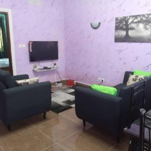 TV a/nebo společenská místnost v ubytování Logement paisible au centre ville