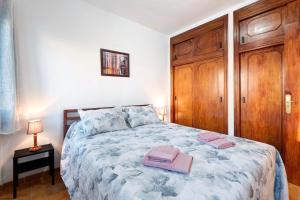 Postel nebo postele na pokoji v ubytování Casa Laly