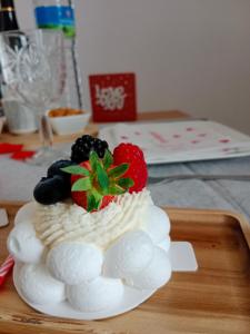 a plate with fruit on it on a table at Ô'BEL AIR in Azur