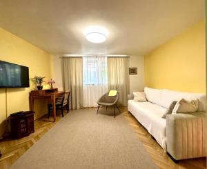 Μια τηλεόραση ή/και κέντρο ψυχαγωγίας στο Maya Con Dios Apartment