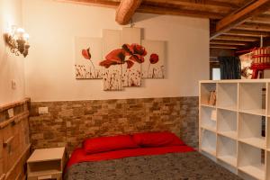 Posteľ alebo postele v izbe v ubytovaní Vacation Home Tuscany Pisa-Lucca Studio apartment + 12 fotografií