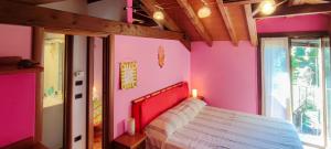 Ένα ή περισσότερα κρεβάτια σε δωμάτιο στο Zanone Enea