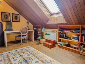 Knihovna v prázdninového domu