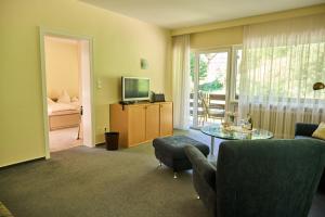 TV a/nebo společenská místnost v ubytování Hotel Morgensonne