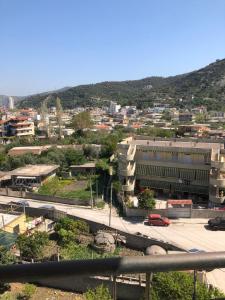 a view of a city with a road and buildings at Lucas apartaments in Vlorë +9 photos