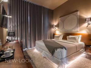 Aqua Pedra Dos Bicos Design Beach Hotel - Adults Friendly客房内的一张或多张床位
