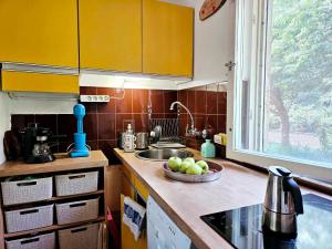 Kuchyňa alebo kuchynka v ubytovaní Apartment for Cyclists RIDE IN Balatonalmádi