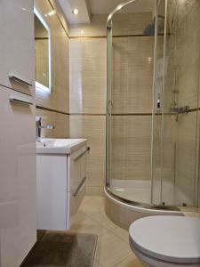 Kúpeľňa v ubytovaní Apartament Przy Lesie