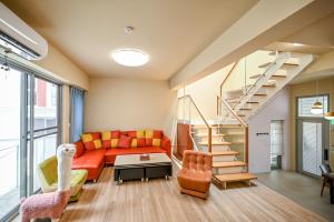 Ruang duduk di Lihao B&B