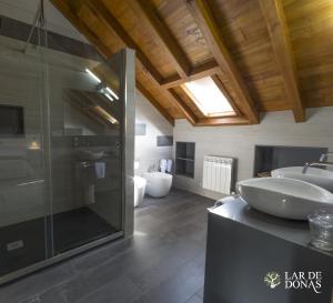 Ванна кімната в Lar de Donas