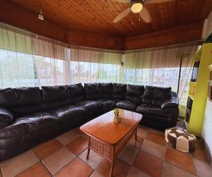 Posezení v ubytování Pipi Langhouse