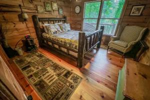 Ένα ή περισσότερα κρεβάτια σε δωμάτιο στο Cherry Acre