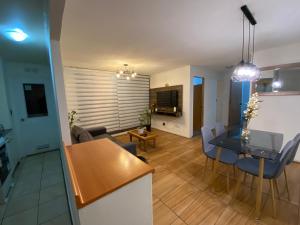Kuchyň nebo kuchyňský kout v ubytování Apartamento Céntrico