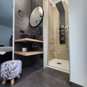 Koupelna v ubytování B&B Central Vasto