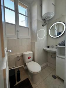 Koupelna v ubytování Gegekos Apartment