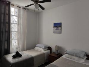 En eller flere senge i et værelse på Apartamento playero Privado WiFi- MorroJable