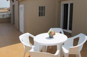 En balkon eller terrasse på RVApartaments Provenzal