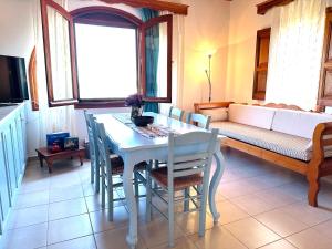 A television and/or entertainment centre at Thea House Patmos