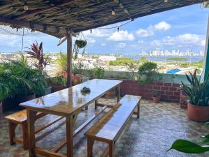 Balkón nebo terasa v ubytování La Terraza de Estella