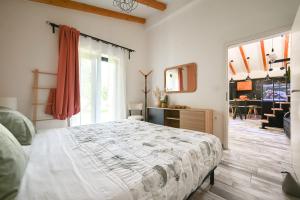Postel nebo postele na pokoji v ubytování Apartma Nemo
