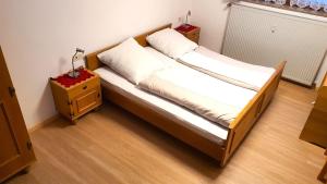 Postel nebo postele na pokoji v ubytování Ferienwohnung Schlögl