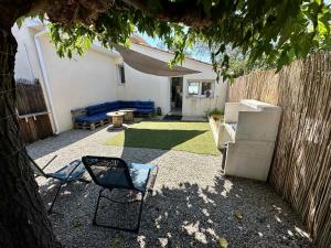 Zahrada ubytování T2 Les Garrigues
