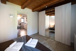 Ένα ή περισσότερα κρεβάτια σε δωμάτιο στο Monterosi Home Casa Vacanze