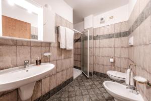Koupelna v ubytování Hotel La Noria