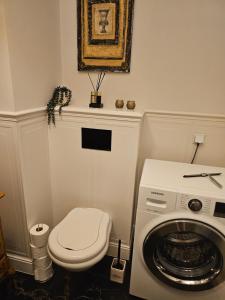 Kúpeľňa v ubytovaní Wyjatkowy apartament w sercu Gdańska