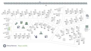 Borowy MłynにあるDomek na Kaszubach 3-2 - Ostoja Bukowoの建物の再開発案の敷地計画