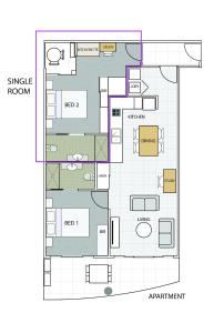 Grunnteikning City Quays Accommodation 2