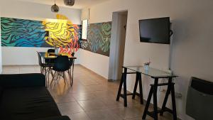 TV a/nebo společenská místnost v ubytování ALTOS DE COLON