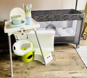 Ένα ή περισσότερα κρεβάτια σε δωμάτιο στο Domek na Kaszubach 13-1 - Ostoja Bukowo