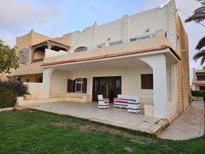 Bygningen som feriehuset ligger i