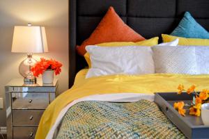 Katil atau katil-katil dalam bilik di Guest room