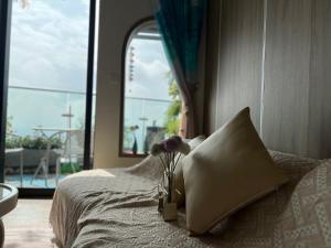 Postel nebo postele na pokoji v ubytování Ecochill Forest