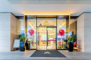 Certifikát, hodnocení, plakát nebo jiný dokument vystavený v ubytování Cloudy international apartment Beijing Rd A-mall