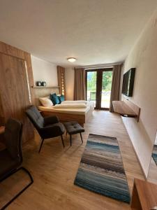 Postel nebo postele na pokoji v ubytování Apartment Haus am See