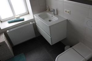 Koupelna v ubytování Maisonette im Zentrum Trofaiachs