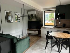 Χώρος καθιστικού στο Dach Pod Sową Apartament GS