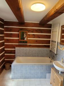 Koupelna v ubytování Residence Roubenka Český ráj + 16 fotografií